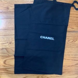 2 medium Chanel dust bags
